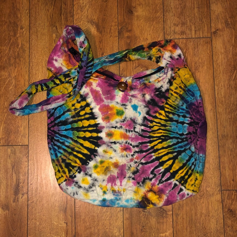 Cotton Tie-Dye Color Fest Bag